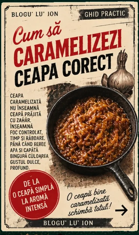 Cum să caramelizezi ceapa corect