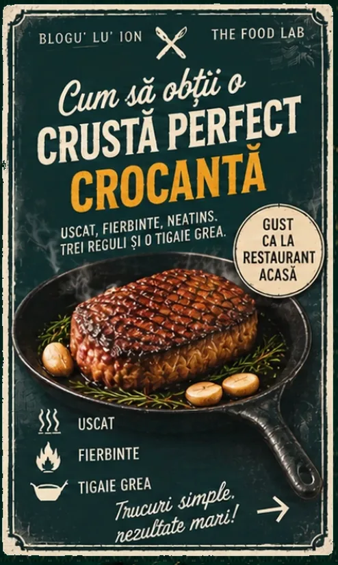 Cum să obții o crustă perfect crocantă