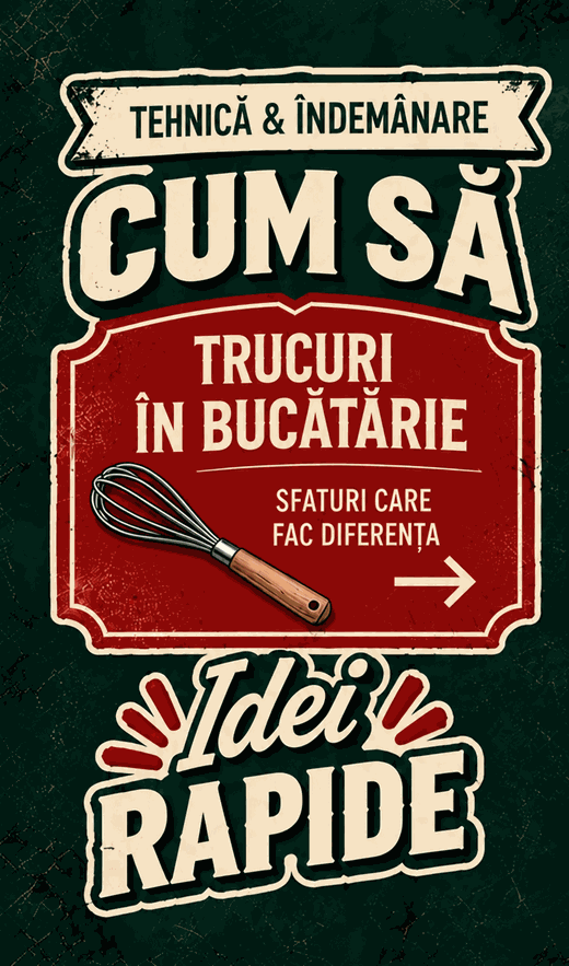 Cum să — trucuri în bucătărie și idei rapide