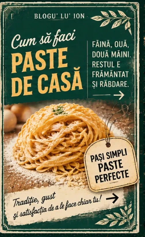 Cum să faci paste de casă