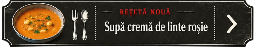 Rețetă nouă — Supă cremă de linte roșie