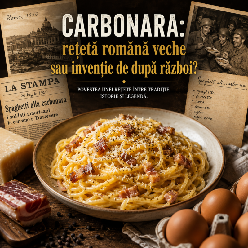 Carbonara: rețetă romană veche sau invenție de după război?