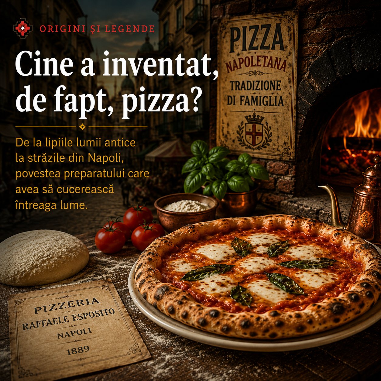 Cine a inventat pizza?