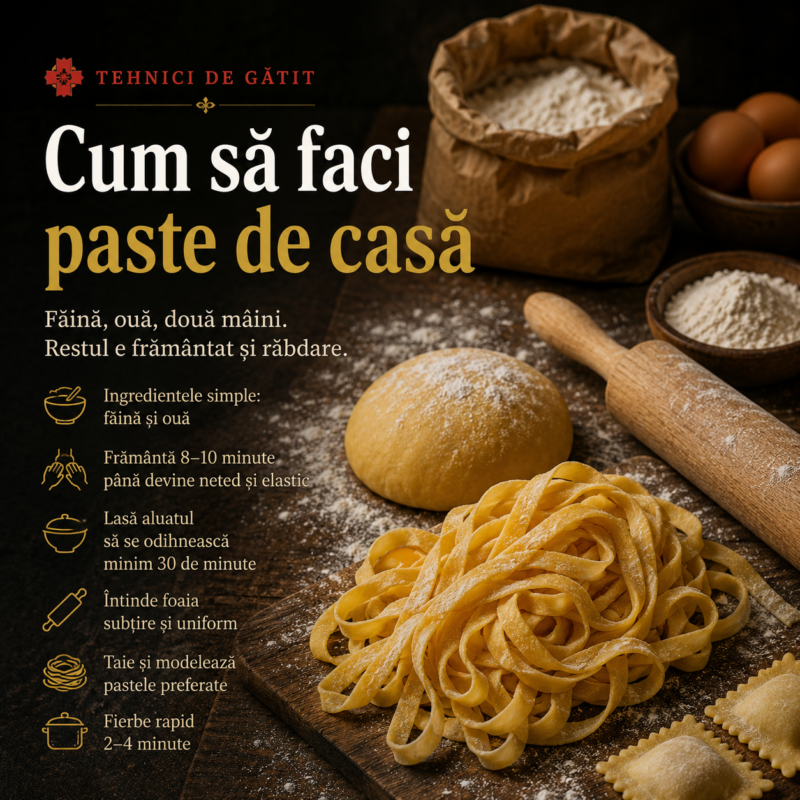 Cum să faci paste de casă
